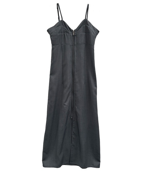 solleim（ソルレム）の「ジップアップビスチェキャミワンピース（ワンピース・レディース・ブラック/グレー・M/L）」の14枚目の写真