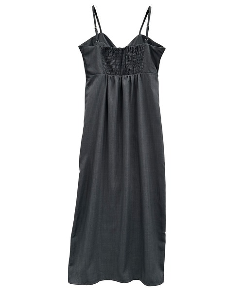 solleim（ソルレム）の「ジップアップビスチェキャミワンピース（ワンピース・レディース・ブラック/グレー・M/L）」の15枚目の写真