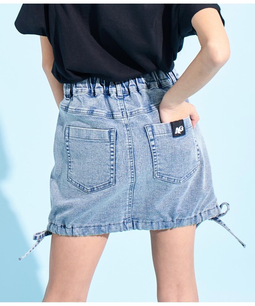 ANAP GiRL（アナップガール）の「サイドドロストリボンカーゴスカート