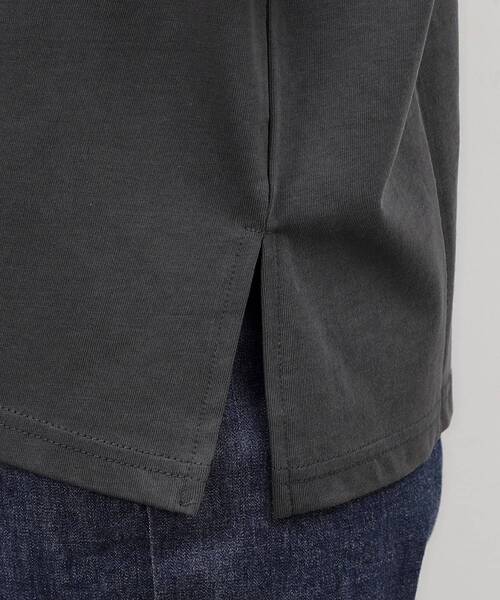 OPAQUE.CLIP(オペークドットクリップ)の「◆レイヤード風デザインカットソー【洗濯機洗い可】(Tシャツ/カットソー・レディース・ホワイト/マスタード/チャコールグレー・38/40/42)」の4枚目の写真