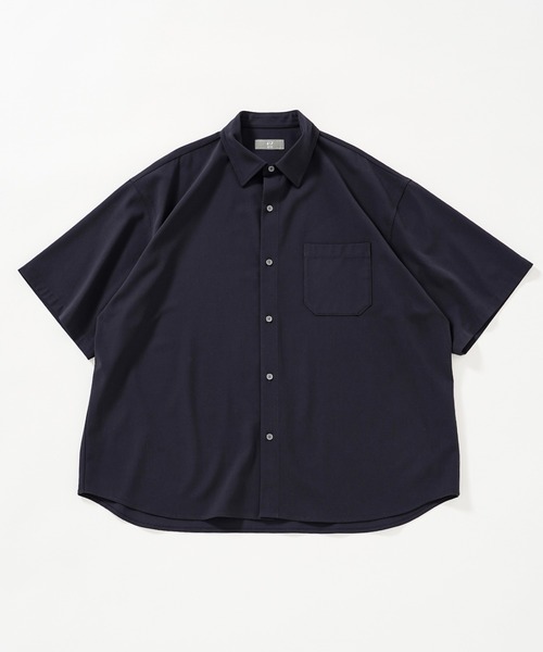 417 EDIFICE(フォーワンセブンエディフィス)の「【ZOZO限定】Comfort SH S/S / ビッグシルエット ショートスリーブシャツ(シャツ/ブラウス・メンズ・グレー/ダークネイビー/ベージュ/ブラック/チャコール・XL/L/M/S/XS)」の5枚目の写真