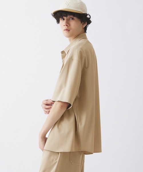 417 EDIFICE(フォーワンセブンエディフィス)の「【ZOZO限定】Comfort SH S/S / ビッグシルエット ショートスリーブシャツ(シャツ/ブラウス・メンズ・グレー/ダークネイビー/ベージュ/ブラック/チャコール・XL/L/M/S/XS)」の19枚目の写真