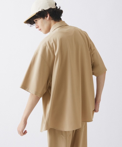 417 EDIFICE(フォーワンセブンエディフィス)の「【ZOZO限定】Comfort SH S/S / ビッグシルエット ショートスリーブシャツ(シャツ/ブラウス・メンズ・グレー/ダークネイビー/ベージュ/ブラック/チャコール・XL/L/M/S/XS)」の20枚目の写真
