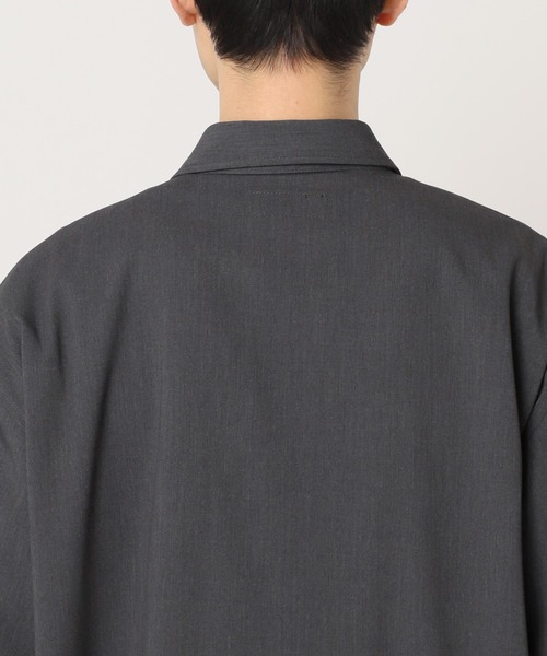 417 EDIFICE(フォーワンセブンエディフィス)の「【ZOZO限定】Comfort SH S/S / ビッグシルエット ショートスリーブシャツ(シャツ/ブラウス・メンズ・グレー/ダークネイビー/ベージュ/ブラック/チャコール・XL/L/M/S/XS)」の14枚目の写真