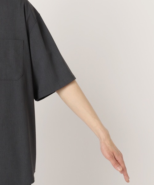 417 EDIFICE(フォーワンセブンエディフィス)の「【ZOZO限定】Comfort SH S/S / ビッグシルエット ショートスリーブシャツ(シャツ/ブラウス・メンズ・グレー/ダークネイビー/ベージュ/ブラック/チャコール・XL/L/M/S/XS)」の16枚目の写真