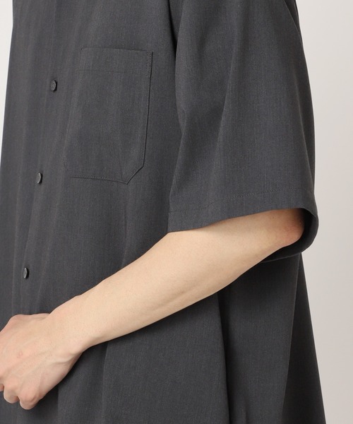 417 EDIFICE(フォーワンセブンエディフィス)の「【ZOZO限定】Comfort SH S/S / ビッグシルエット ショートスリーブシャツ(シャツ/ブラウス・メンズ・グレー/ダークネイビー/ベージュ/ブラック/チャコール・XL/L/M/S/XS)」の17枚目の写真