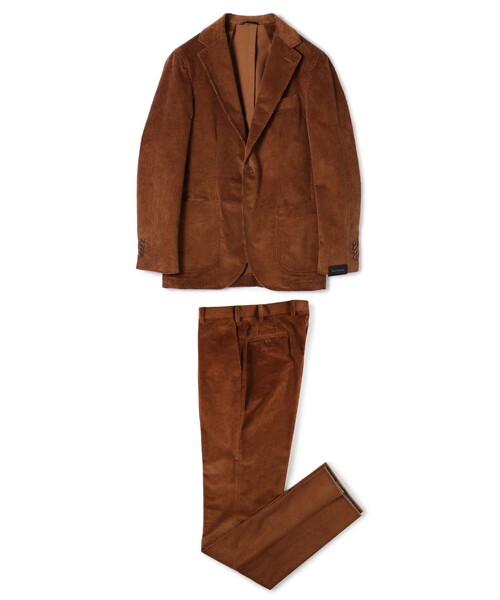 【セール】ERRICO FORMICOLA コットンコーデュロイ シングルブレステッド2Bスーツ（スーツセット）｜ERRICO FORMICOLA（エッリコフォルミコラ）