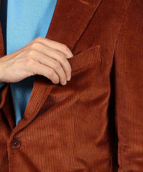 セール】ERRICO FORMICOLA コットンコーデュロイ シングルブレステッド
