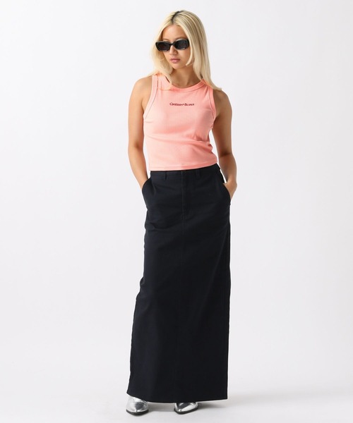 FOREVER 21（フォーエバー トゥエンティーワン）の「【2024SS】CHERRYBOMBロゴタンク（タンクトップ・レディース・ネイビー/ピンク/オフホワイト・SMALL/MEDIUM）」の8枚目の写真