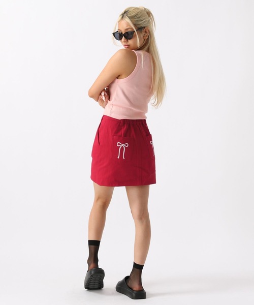 FOREVER 21（フォーエバー トゥエンティーワン）の「【2024SS】CHERRYBOMBロゴタンク（タンクトップ・レディース・ネイビー/ピンク/オフホワイト・SMALL/MEDIUM）」の13枚目の写真