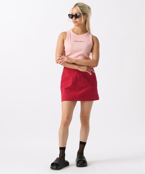 FOREVER 21（フォーエバー トゥエンティーワン）の「【2024SS】CHERRYBOMBロゴタンク（タンクトップ・レディース・ネイビー/ピンク/オフホワイト・SMALL/MEDIUM）」の12枚目の写真