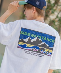 【SIDEWAY STANCE】オリジナル グラフィック プリント/ワッペン刺しゅう 半袖Tシャツ