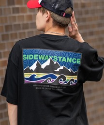 【SIDEWAY STANCE】オリジナル グラフィック プリント/ワッペン刺しゅう 半袖Tシャツ