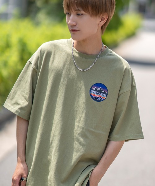 SIDEWAY STANCE(サイドウェイスタンス)の「【SIDEWAY STANCE】オリジナル グラフィック プリント/ワッペン刺しゅう 半袖Tシャツ(Tシャツ/カットソー・メンズ・カーキ系/グレー系2/ホワイト/ホワイト系/グレー/ブラック/ブラック系2/ブラック系1/ブラック系/ホワイト系2/ホワイト系1/ブルー系1/ホワイト系3/ブラック系4/カーキ系4/パープル系3/グレー系3/グレー系4/ブラック系3/ホワイト系4・SMALL/X-LARGE/LARGE/MEDIUM)」の18枚目の写真