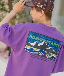 【SIDEWAY STANCE】オリジナル グラフィック プリント/ワッペン刺しゅう 半袖Tシャツ