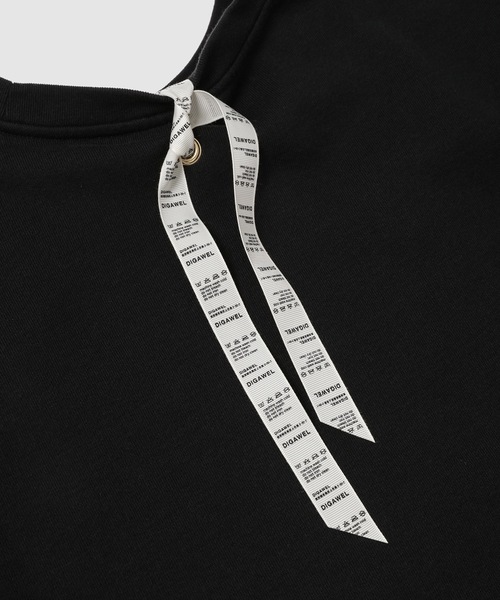 DIGAWEL(ディガウェル)の「Print sweatshirt (ready-made)2 Made Blanks(スウェット・メンズ・ブラック・1/2)」の7枚目の写真