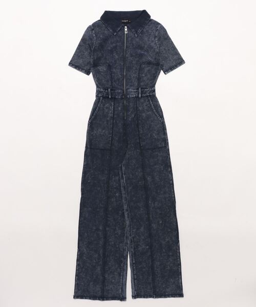 Desigual★トロピカル柄☆サイドスリット☆ジャンプスーツ トロピカルなロングジャンプスーツ 女性用 I Desigual.com