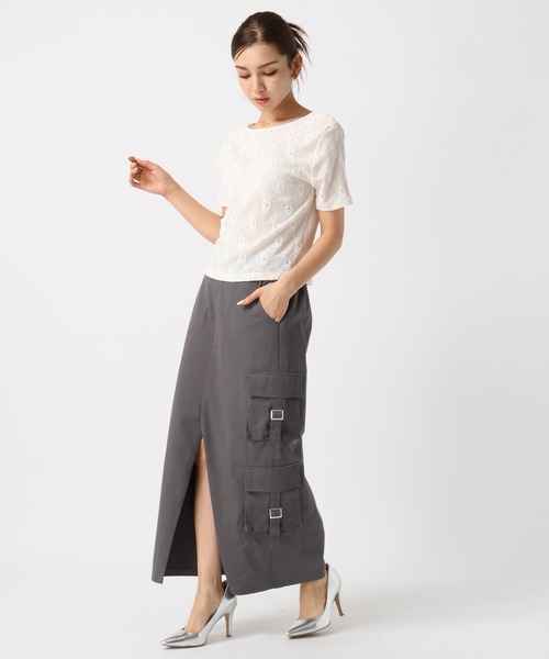 FOREVER 21(フォーエバー トゥエンティーワン)の「【2024SS】フラワーレースTシャツ(Tシャツ/カットソー・レディース・オフホワイト/ピンク/ブラック・SMALL/MEDIUM)」の5枚目の写真
