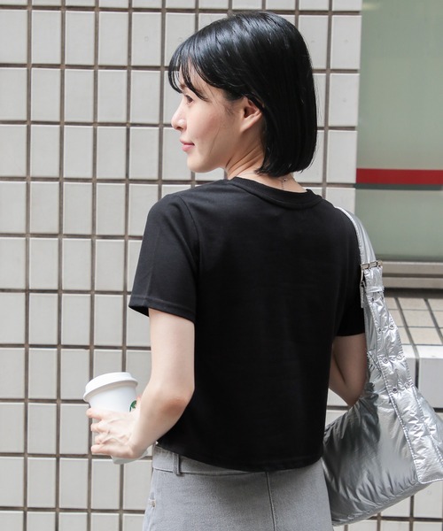 3.3 Field Trip （3.3フィールドトリップ）の「3.3 Field Trip／ストーンロゴT（Tシャツ/カットソー・レディース・ホワイト/ブラック・FREE）」の7枚目の写真