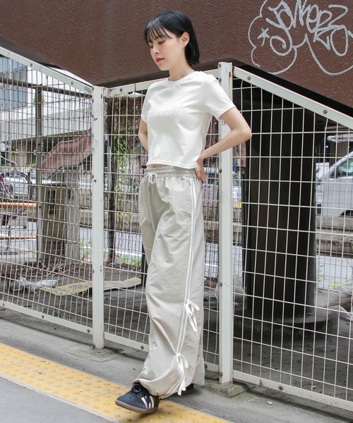 3.3 Field Trip （3.3フィールドトリップ）の「3.3 Field Trip／ストーンロゴT（Tシャツ/カットソー・レディース・ホワイト/ブラック・FREE）」の10枚目の写真