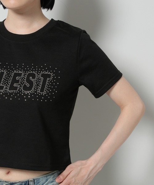 3.3 Field Trip （3.3フィールドトリップ）の「3.3 Field Trip／ストーンロゴT（Tシャツ/カットソー・レディース・ホワイト/ブラック・FREE）」の20枚目の写真