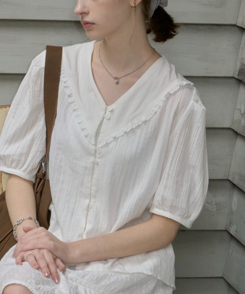 GIUNON（ジウノン）の「eight star flower necklace / エイトスターフラワーネックレス（ネックレス・レディース・シルバー・FREE）」の6枚目の写真