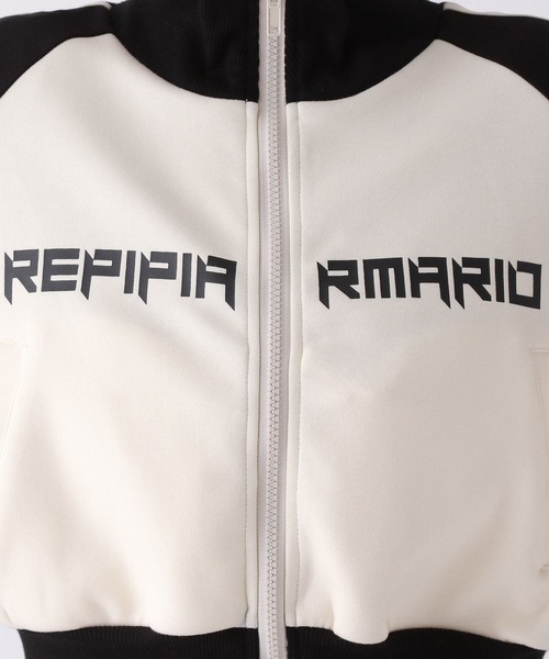 repipi armario(レピピ アルマリオ)の「ショートトラックジャケット(ジャージ・キッズ・ブラック/チャコールグレー/アイボリー・LARGE/MEDIUM/SMALL)」の14枚目の写真