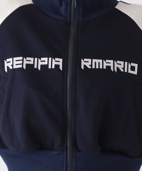 repipi armario(レピピ アルマリオ)の「ショートトラックジャケット(ジャージ・キッズ・ブラック/チャコールグレー/アイボリー・LARGE/MEDIUM/SMALL)」の15枚目の写真