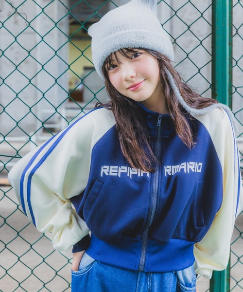 セール】ショートトラックジャケット（ジャージ）｜repipi armario