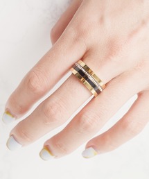 ANARKH（アナンケ）の「【Wc】【it】【ANARKH（アナンケ）】2カラー エタニティリング（リング）」