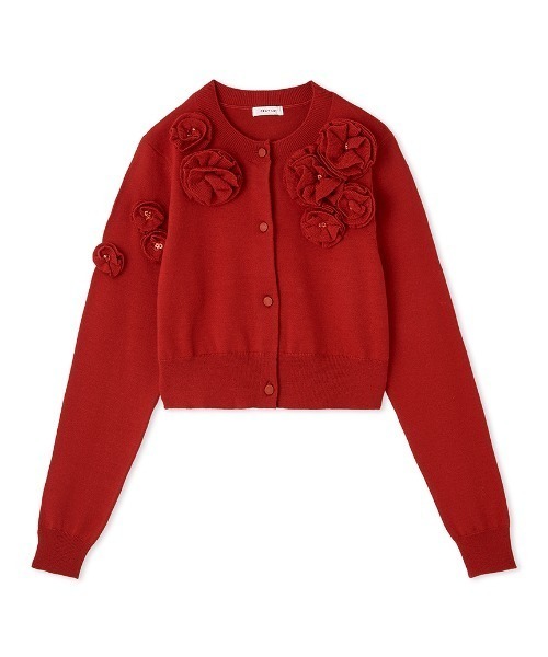 FRAY I.D 3Dフラワーカーディガン 【公式通販】