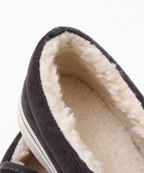 coen（コーエン）の「コーデュロイボアスリッポン1（スリッポン・メンズ・ダークグレー/ベージュ・MEDIUM/LARGE/SMALL）」の11枚目の写真
