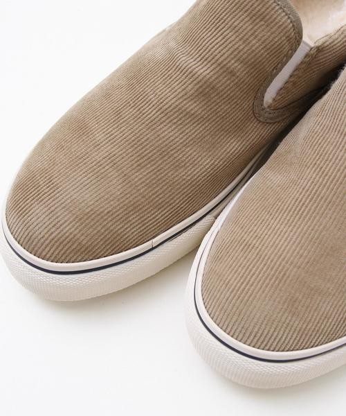 coen（コーエン）の「コーデュロイボアスリッポン1（スリッポン・メンズ・ダークグレー/ベージュ・MEDIUM/LARGE/SMALL）」の14枚目の写真