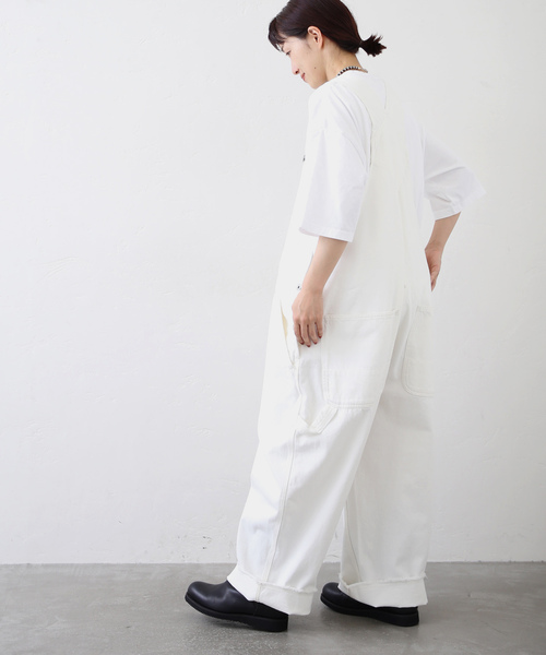 JOURNAL STANDARD LUXE（ジャーナルスタンダード　ラックス）の「11OZデニム オーバーオール（サロペット/オーバーオール・レディース・ホワイト/ブルー・FREE）」の7枚目の写真