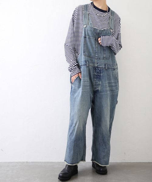 JOURNAL STANDARD LUXE（ジャーナルスタンダード　ラックス）の「11OZデニム オーバーオール（サロペット/オーバーオール・レディース・ホワイト/ブルー・FREE）」の17枚目の写真