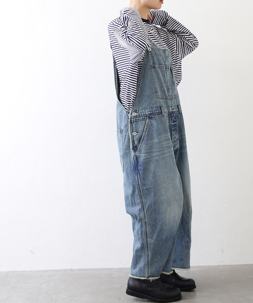 JOURNAL STANDARD LUXE（ジャーナルスタンダード　ラックス）の「11OZデニム オーバーオール（サロペット/オーバーオール・レディース・ホワイト/ブルー・FREE）」の18枚目の写真