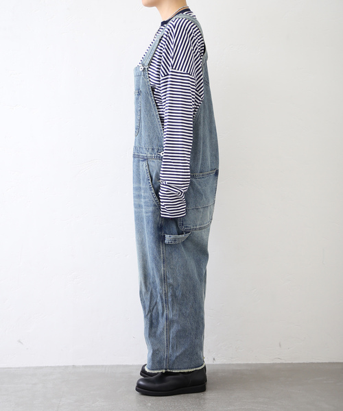 JOURNAL STANDARD LUXE（ジャーナルスタンダード　ラックス）の「11OZデニム オーバーオール（サロペット/オーバーオール・レディース・ホワイト/ブルー・FREE）」の22枚目の写真