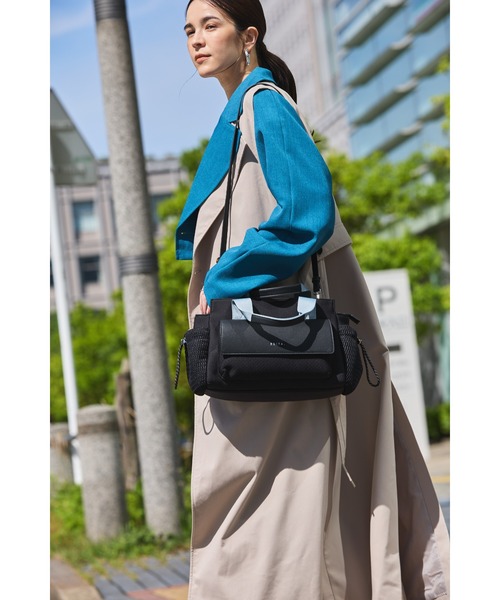 EDITA.（エディータ）の「ワイドスクエアバッグ　通勤 / 横長（ハンドバッグ・レディース・ブラック系その他/ブラック・FREE）」の22枚目の写真