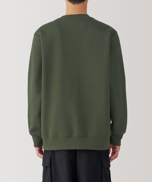 無印良品（ムジルシリョウヒン）の「紳士　スウェットシャツ（スウェット・メンズ・ブラック/アイボリー/グレー/ダークグリーン/ブルー系/レンガ・S/M/L/XL）」の9枚目の写真