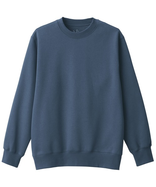 無印良品（ムジルシリョウヒン）の「紳士　スウェットシャツ（スウェット・メンズ・ブラック/アイボリー/グレー/ダークグリーン/ブルー系/レンガ・S/M/L/XL）」の17枚目の写真