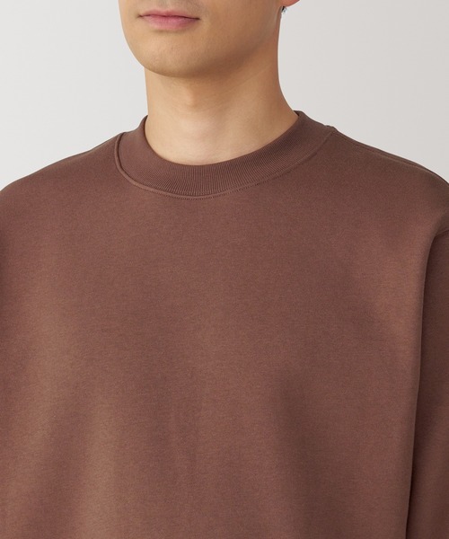 無印良品（ムジルシリョウヒン）の「紳士　スウェットシャツ（スウェット・メンズ・ブラック/アイボリー/グレー/ダークグリーン/ブルー系/レンガ・S/M/L/XL）」の22枚目の写真