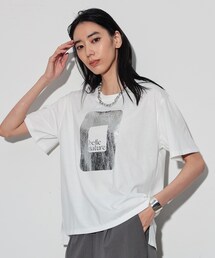 GALLEST | シャイン箔プリントTシャツ(Tシャツ/カットソー)