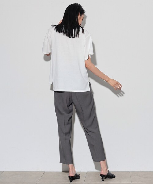 GALLEST（ギャレスト）の「シャイン箔プリントTシャツ（Tシャツ/カットソー・レディース・ホワイト/ライトグレー/ブラック・38）」の15枚目の写真