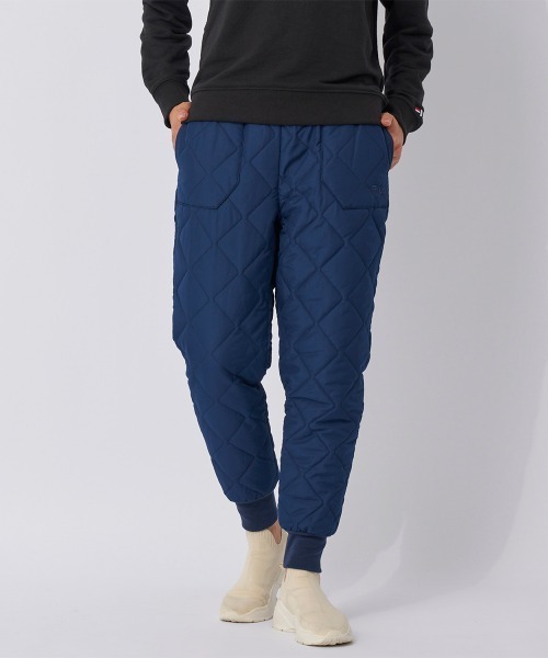 FILA(フィラ)の「キルト中綿 ロングパンツ 防寒パンツ(その他パンツ・レディース・ネイビー/ブラック/ブラウン系その他・MEDIUM/LARGE/X-LARGE)」の3枚目の写真