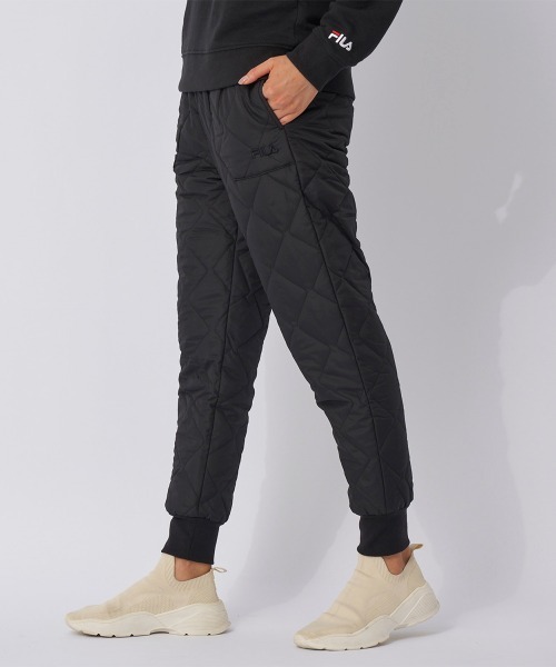 FILA(フィラ)の「キルト中綿 ロングパンツ 防寒パンツ(その他パンツ・レディース・ネイビー/ブラック/ブラウン系その他・MEDIUM/LARGE/X-LARGE)」の8枚目の写真