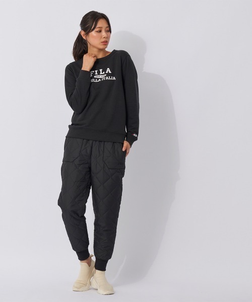 FILA(フィラ)の「キルト中綿 ロングパンツ 防寒パンツ(その他パンツ・レディース・ネイビー/ブラック/ブラウン系その他・MEDIUM/LARGE/X-LARGE)」の5枚目の写真