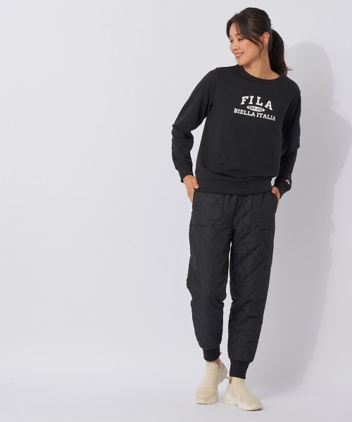FILA(フィラ)の「キルト中綿 ロングパンツ 防寒パンツ(その他パンツ・レディース・ネイビー/ブラック/ブラウン系その他・MEDIUM/LARGE/X-LARGE)」の6枚目の写真