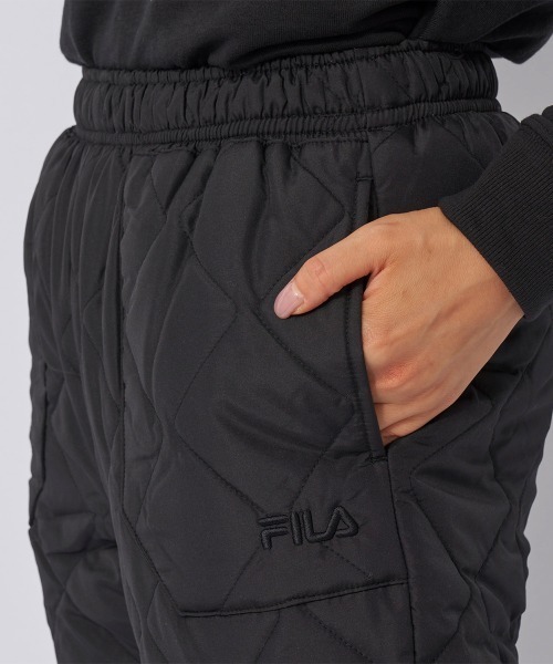 FILA(フィラ)の「キルト中綿 ロングパンツ 防寒パンツ(その他パンツ・レディース・ネイビー/ブラック/ブラウン系その他・MEDIUM/LARGE/X-LARGE)」の12枚目の写真