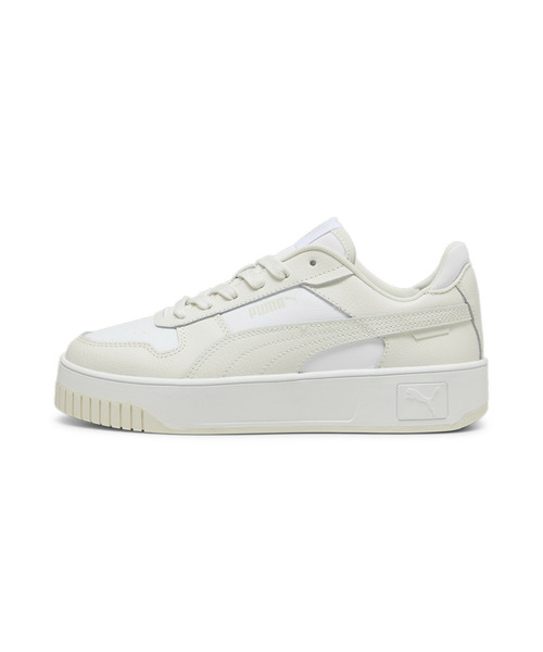 PUMA(プーマ)の「PUMA プーマ ウィメンズ キャリーナ ストリート スニーカー(スニーカー・レディース・ホワイト系その他/ホワイト×グレー・25.0cm/24.5cm/25.5cm/22.5cm/22.0cm/23.0cm/24.0cm/23.5cm/26.0cm)」の4枚目の写真