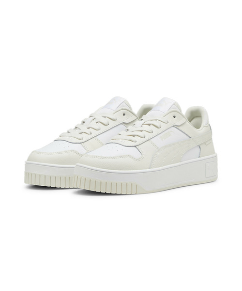 PUMA(プーマ)の「PUMA プーマ ウィメンズ キャリーナ ストリート スニーカー(スニーカー・レディース・ホワイト系その他/ホワイト×グレー・25.0cm/24.5cm/25.5cm/22.5cm/22.0cm/23.0cm/24.0cm/23.5cm/26.0cm)」の5枚目の写真